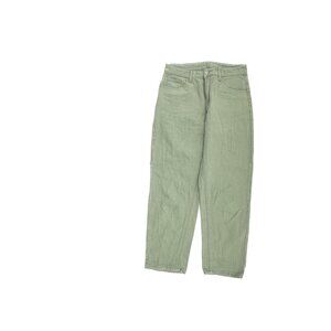 Shein Straight Leg Women's size MP Medium Petite Green Denim Jeans